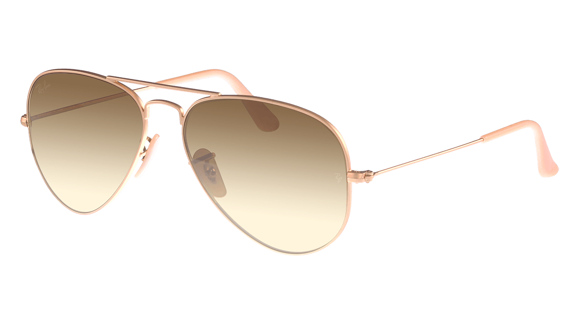 Aviator large metal rb3025 polarized sunglasses top